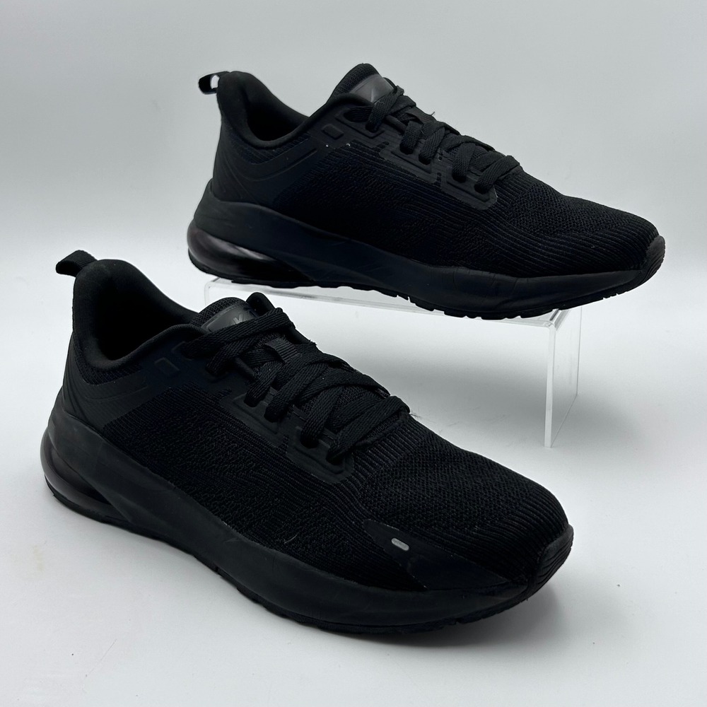 Avia Running Shoes Women 9 Black Knit Air Cushion Sneakers WMAV23AC002L Gorpcore